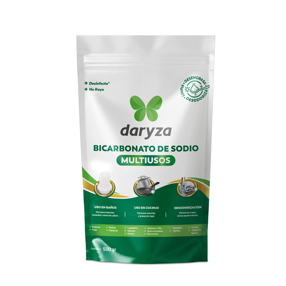 Bicarbonato De Sodio Multiusos Daryza X 500 Gr